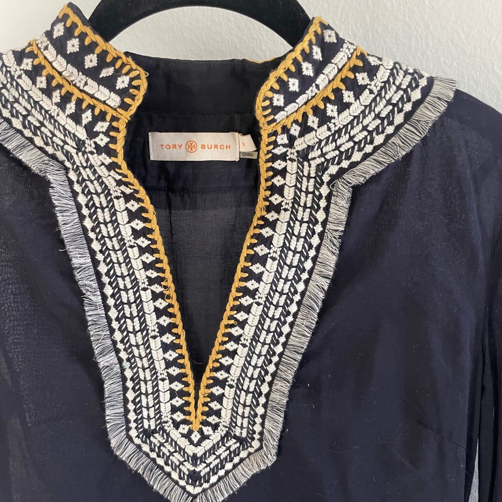 Tory Burch navy shirt
